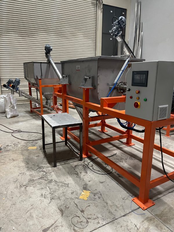 1000 Litre Toz Kimyasal Gübre Karıştırıcı Mikser Hattı