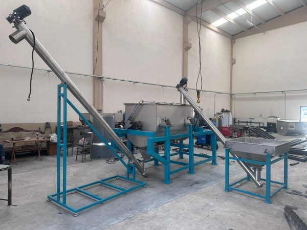 1500 Litre Yatay Yükleme Boşaltma Karıştırıcı Hattı