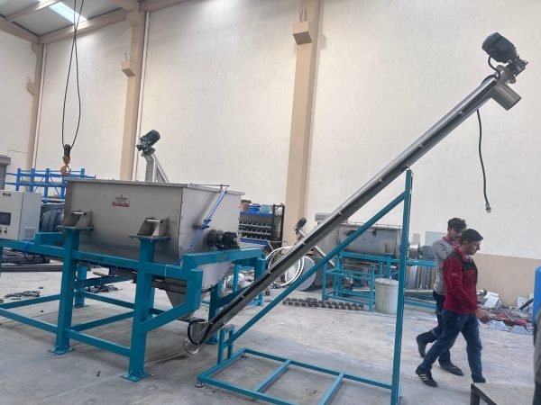 1500 Litre Yatay Yükleme Boşaltma Karıştırıcı Hattı