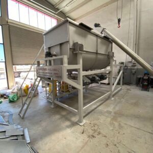 6000 Litre(3000kg) Yatay Rıbbon Toz Karıştırıcı Mikser