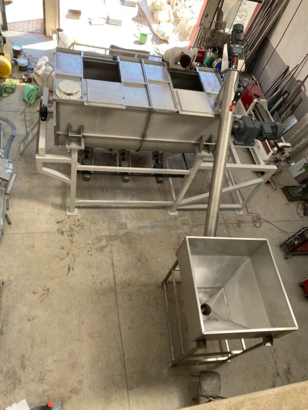 6000 Litre(3000kg) Yatay Rıbbon Toz Karıştırıcı Mikser